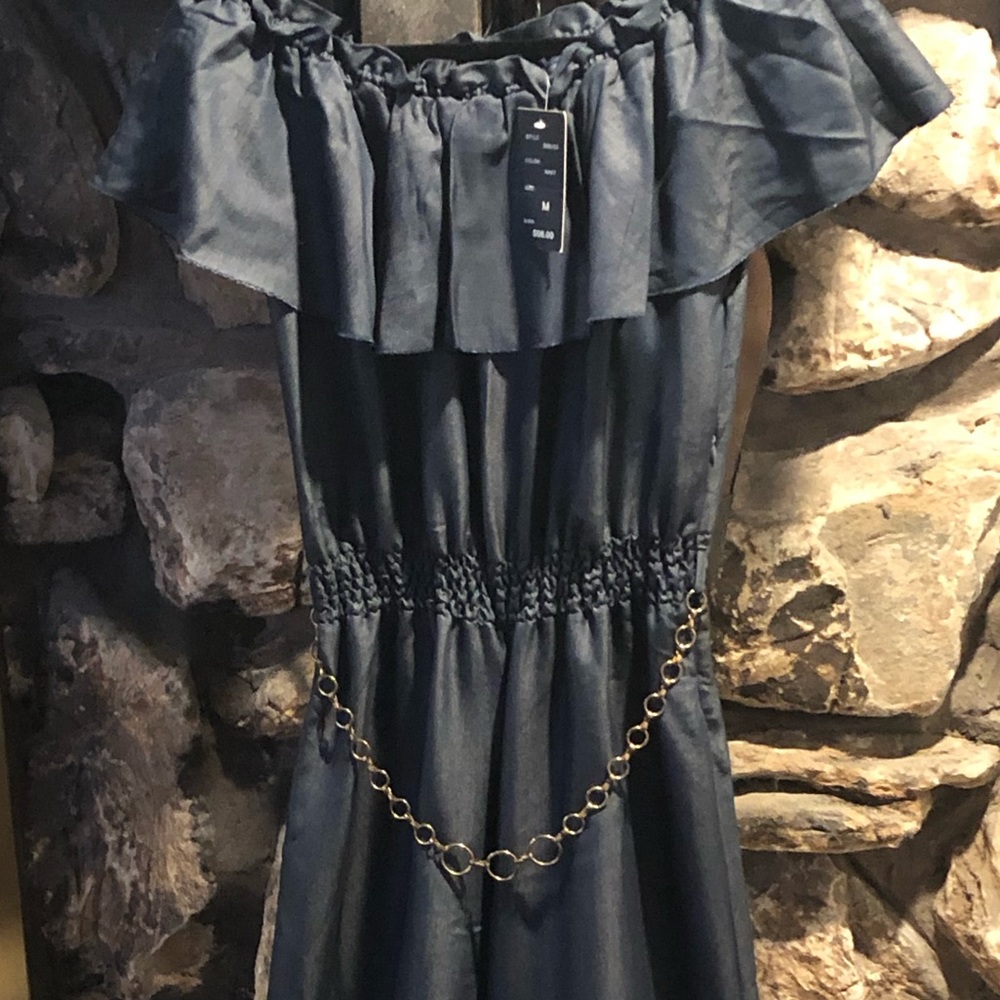 Off the shoulder jumpsuit